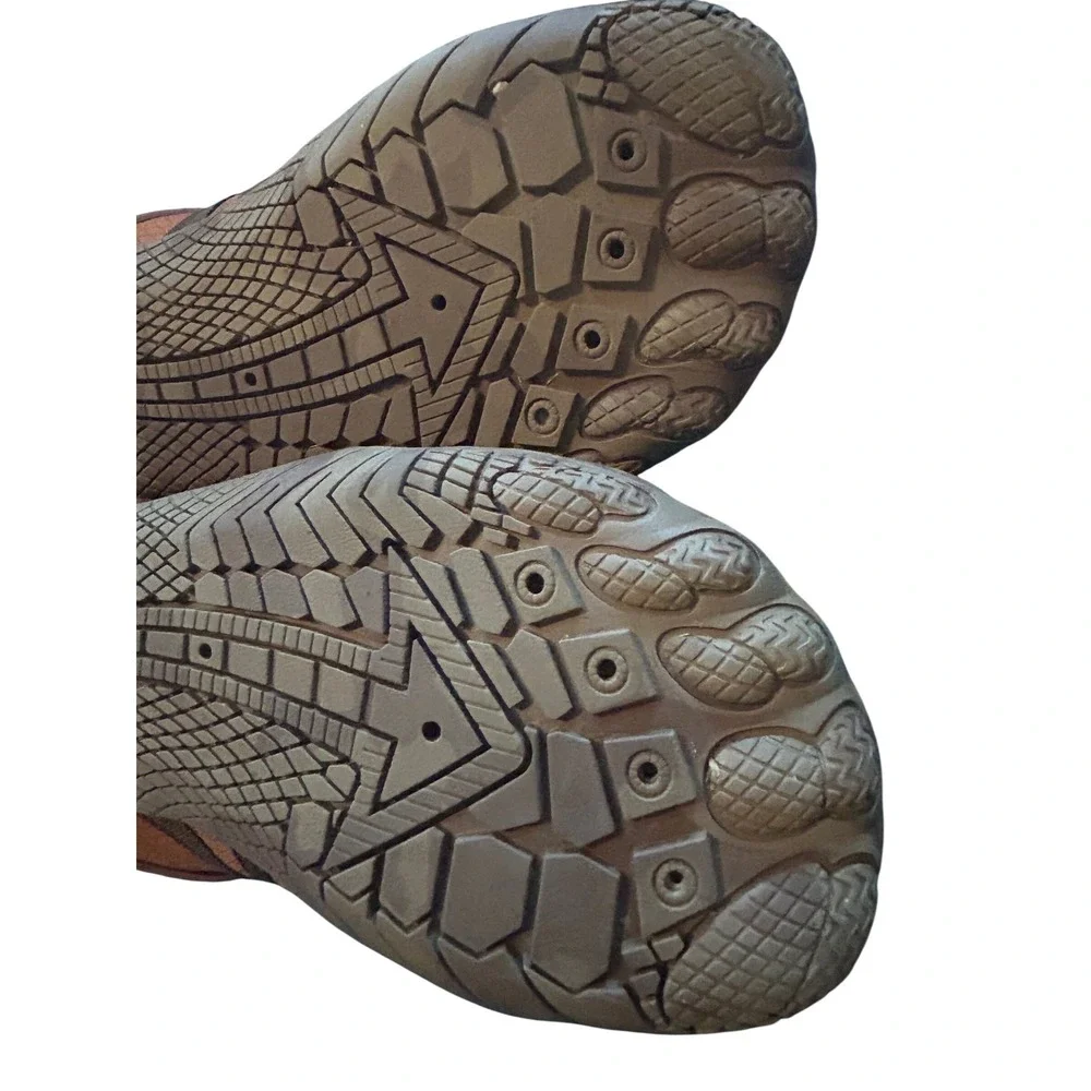 HF Barefoot Minimalist Trail Running Shoes Brown Tan Wide Toe Box Mens Womens - Picture 8 of 9